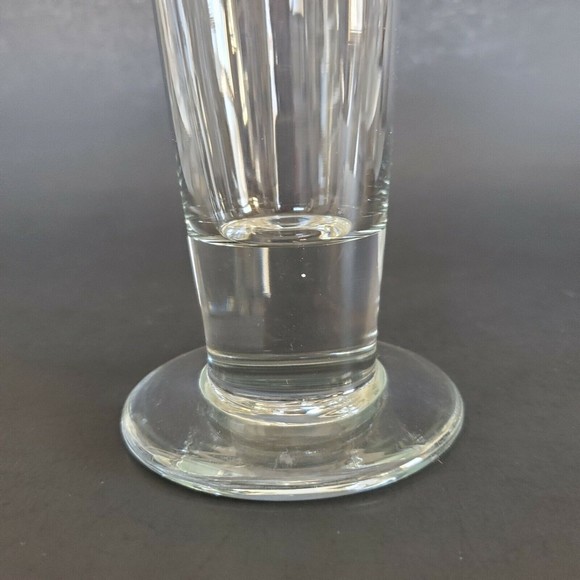 Vtg Rodeo Cowboy Bucking Bronco Tall Etched Pilsner Footed Beer Glass Western - Picture 6 of 9